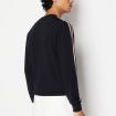 Pullover Armani Exchange Maglione Girocollo Con Logo E Bande A Contrasto da uomo rif. 6RZM6F ZMM9Z