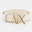 Cintura Armani Exchange in Pelle con fibbia e logo circolare da donna rif. 941125 CC719