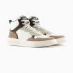 Scarpe Sneakers Armani Exchange High Top In Ecopelle Con Dettagli In Microsuede da uomo rif. XUZ040 XV763
