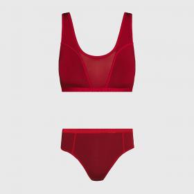 Set Bralette + Perizoma Calvin Klein Underwear Future Shift da donna rif. 000QF7493E-FYK