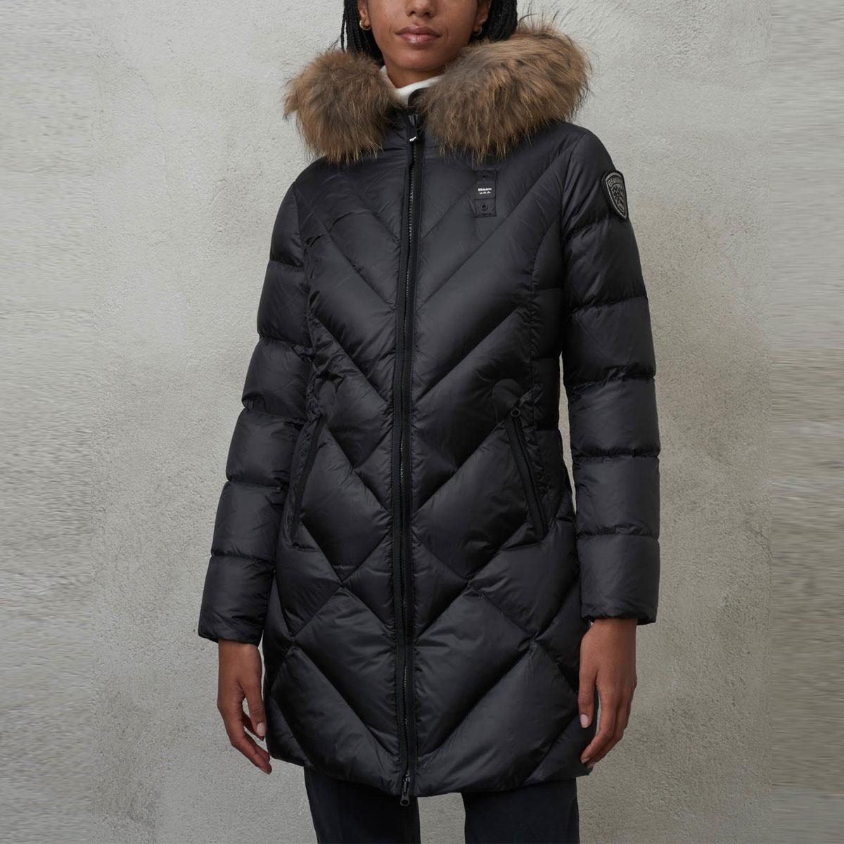 Giubbotto Piumino Blauer USA Lungo Sfiancato Althea da donna rif. 23WBLDK03140 006047