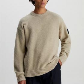 Maglione Calvin Klein Jeans In Morbido Cotone Bouclé da uomo rif. J30J323983