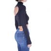 Maglia Calvin Klein Q Nova Cut Out Turtleneck da donna rif. K20K206064