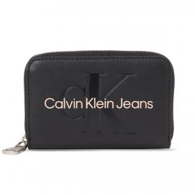 Portafoglio Calvin Klein Con Zip Integrale E Logo da donna rif. K60K607229
