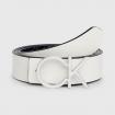 Cintura Calvin Klein Double-Face In Pelle Con Logo da donna rif. K60K610156