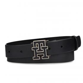 Cintura Tommy Hilfiger In Pelle Con Fibbia Monogramma da donna rif. AW0AW15381