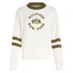 Maglione Tommy Hilfiger Pullover Varsity Con Scollatura A V E Logo da donna rif. WW0WW40266