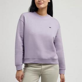 Felpa Lee girocollo con mini logo da donna rif. L53LLJ