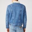 Giubbotto Giacca Wrangler Sherpa in denim da uomo rif. 112341083