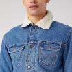 Giubbotto Giacca Wrangler Sherpa in denim da uomo rif. 112341083