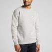 Felpa Lee Plain Crew Sweatshirt girocollo con logo da uomo rif. L81ITJ
