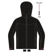 Giacca da sci Brugi Waterproof regular fit con cappuccio da uomo rif. AH1A/T54T