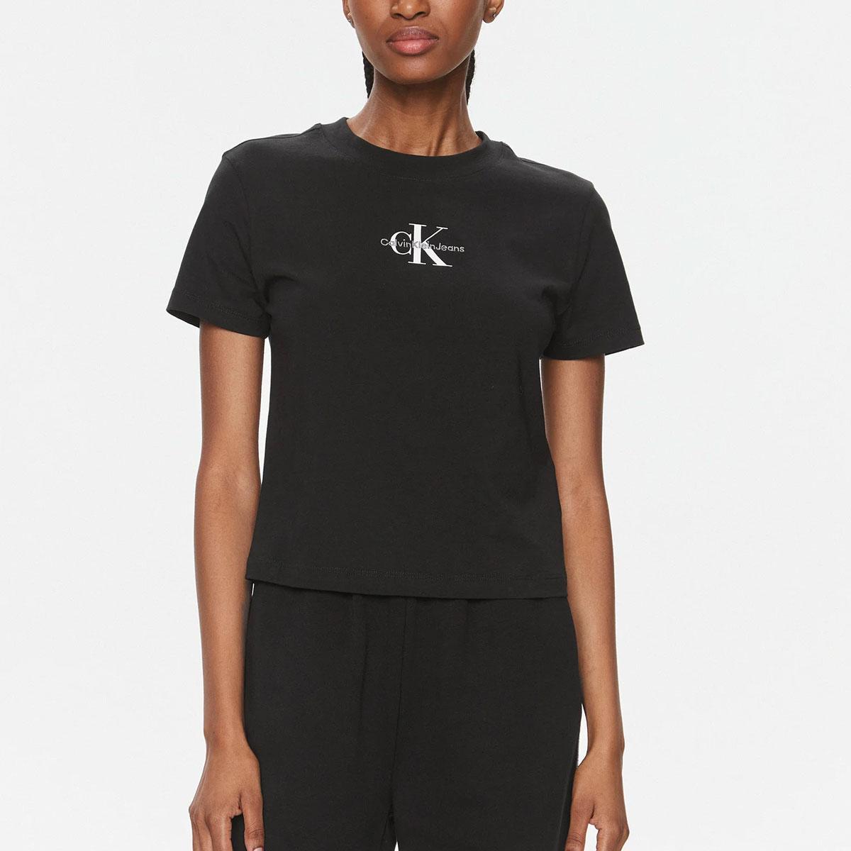 T shirt Calvin Klein Jeans Girocollo Monogram da donna rif. J20J223113