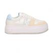 Scarpe Sneakers Calvin Klein Jeans Con Platform In Pelle da donna rif. YW0YW01432