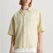 Camicia Calvin Klein Jeans A Manica Corta In Cotone E Lino da uomo rif. J30J325173