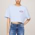 T-shirt Tommy Jeans Crop Archive Con Logo Oversize da donna rif. DW0DW17832