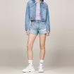 Pantaloncini Shorts Tommy Jeans Distressed in Denim donna rif. DW0DW17640